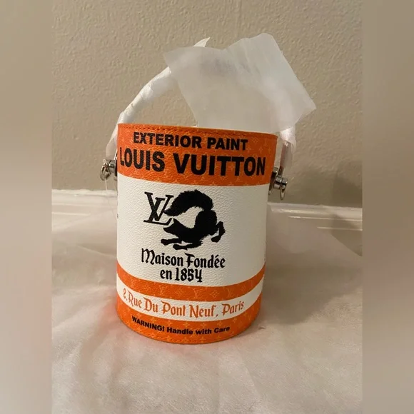 RARE NWOT LOUIS VUITTON PAINT CAN LEATHER BAG - Picture 1 of 9